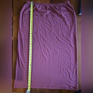 Gudrun Sjoden, Organic Cotton Skirt, Size Large, Dusty Rose color